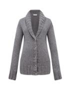 Matchesfashion.com Gabriela Hearst - Gustav Chunky Cashmere Cardigan - Womens - Grey