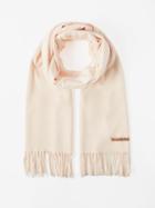 Acne Studios - Canada Fringed Wool Scarf - Womens - Cream