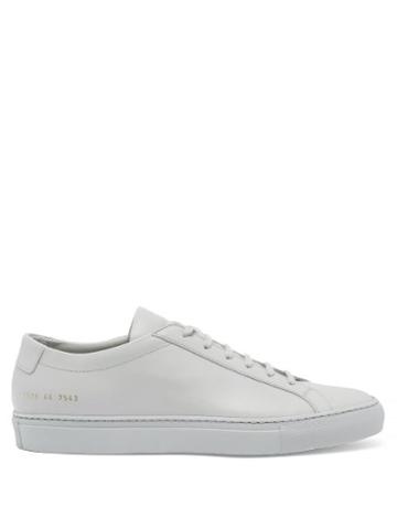 Matchesfashion.com Common Projects - Original Achilles Lace-up Leather Trainers - Mens - Grey
