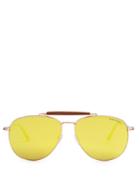 Tom Ford Eyewear Sean Mirrored Aviator Sunglasses
