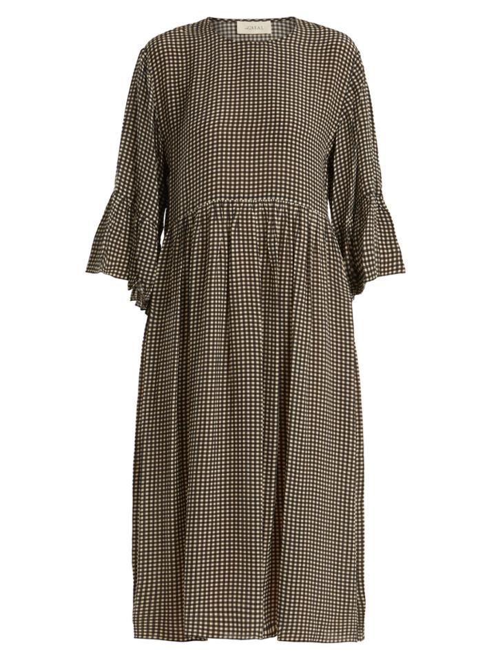 The Great The Sweetie Gingham Silk Dress
