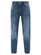 Ladies Rtw Raey - Opa Organic-cotton Baggy Boyfriend Jeans - Womens - Dark Blue