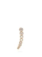 Matchesfashion.com Sophie Bille Brahe - Croissant De Lune Diamond & 18kt Gold Earring - Womens - Diamond