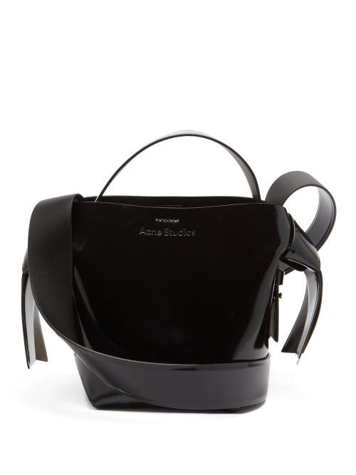 Ladies Bags Acne Studios - Musubi Mini Leather Cross-body Bag - Womens - Black