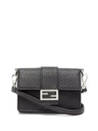 Fendi - Baguette Grained-leather Cross-body Bag - Mens - Black