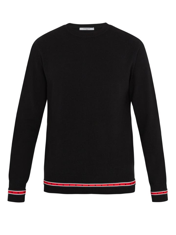 Givenchy Contrast-trim Wool Sweater