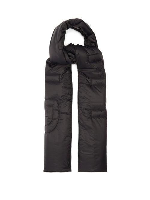 Matchesfashion.com Givenchy - Logo Quilted Technical Scarf - Mens - Black
