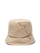 Matchesfashion.com Albertus Swanepoel - Panelled Cotton Bucket Hat - Mens - Beige