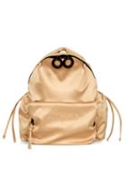 Matchesfashion.com See By Chlo - Tilly Logo-embroidered Satin Backpack - Womens - Beige