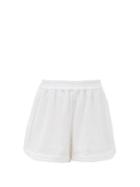 Matchesfashion.com Terry - Cruise High-rise Cotton-terry Shorts - Womens - White