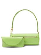 Matchesfashion.com Staud - Suzy Lizard Effect Leather Shoulder Bag - Womens - Green