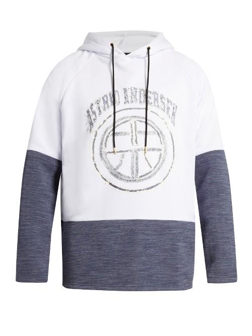 Astrid Andersen Logo Cotton-blend Jersey Hooded Sweatshirt