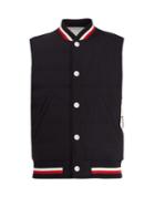 Moncler Gamme Bleu Waffle-knit Quilted Padded Gilet
