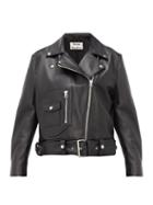 Matchesfashion.com Acne Studios - New Meryln Leather Biker Jacket - Womens - Black