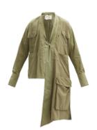 Greg Lauren - Upcycled Military Cotton-gabardine Parka - Mens - Green