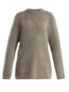 Matchesfashion.com Raey - Oversized Ethical Angora Blend Sweater - Womens - Grey
