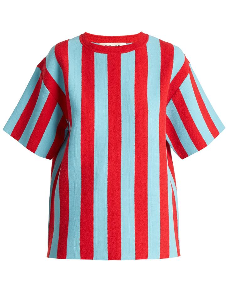 Diane Von Furstenberg Milano Striped Sweater
