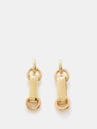 Laura Lombardi - Sienna 14kt Gold-plated Earrings - Womens - Yellow Gold