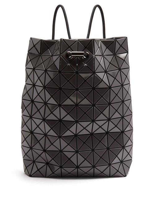 Matchesfashion.com Bao Bao Issey Miyake - Wring Drawstring Rope Backpack - Womens - Grey