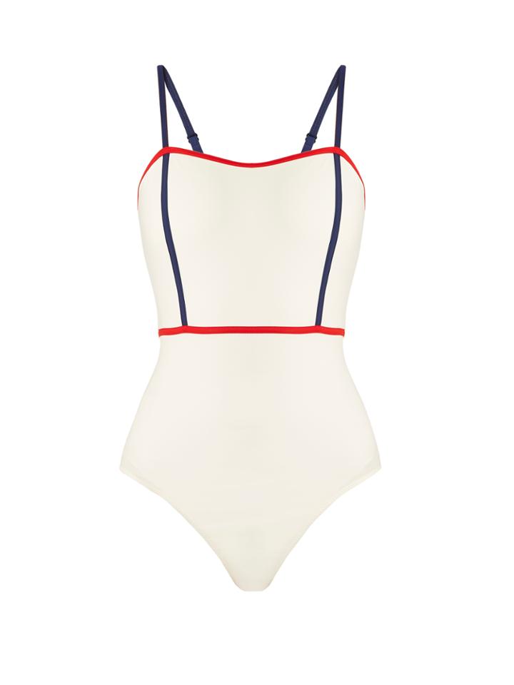 Solid & Striped The Lexi Contrast-trim Swimsuit