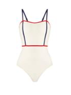Solid & Striped The Lexi Contrast-trim Swimsuit
