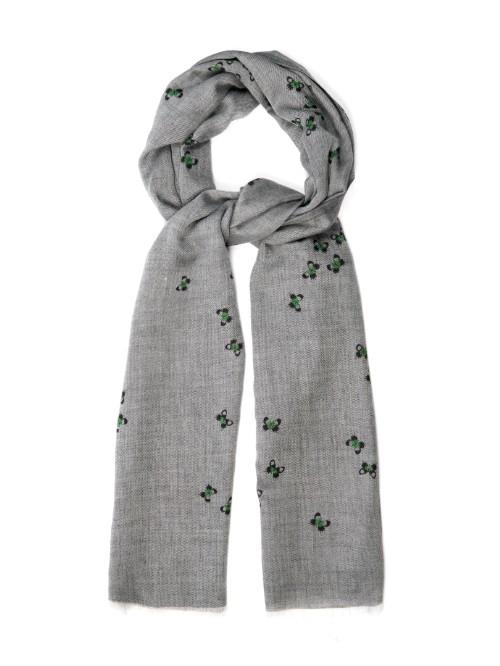 Bottega Veneta Butterfly-print Cashmere Scarf