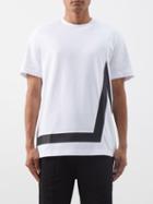 Moncler - M-stripe Cotton-jersey T-shirt - Mens - White