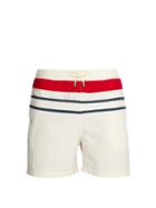 Matchesfashion.com Solid & Striped - The Classic Swim Shorts - Mens - White Multi