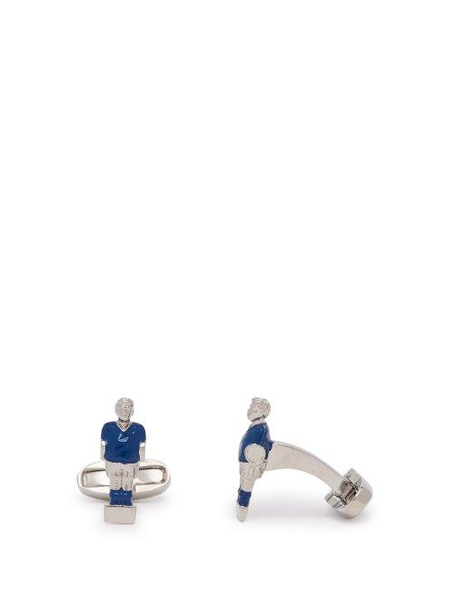Matchesfashion.com Paul Smith - Fuzzball Man Cufflinks - Mens - Silver Multi