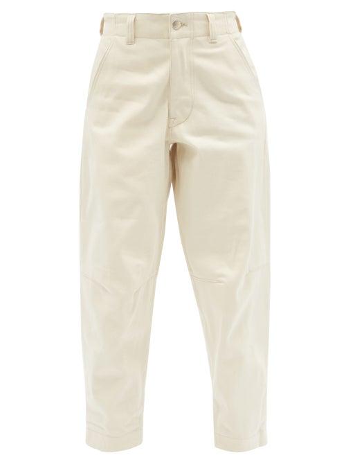 Toogood - The Engineer Organic-cotton Tapered-leg Jeans - Womens - Ivory