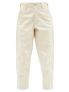 Toogood - The Engineer Organic-cotton Tapered-leg Jeans - Womens - Ivory