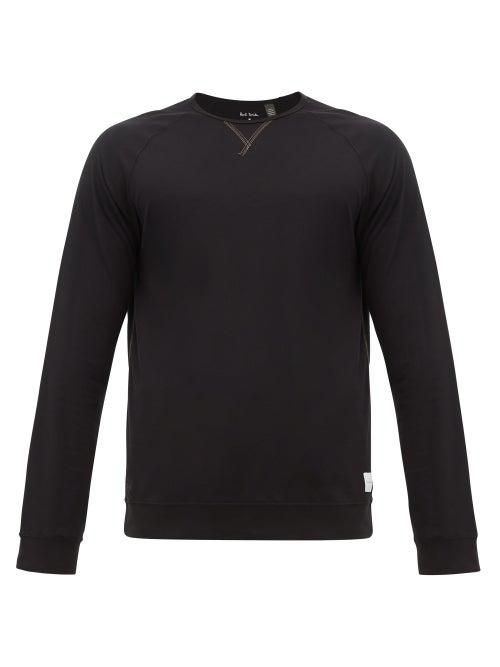 Matchesfashion.com Paul Smith - Long Sleeved Cotton Pyjama T Shirt - Mens - Black