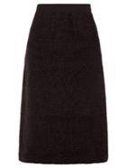 Matchesfashion.com Sara Lanzi - A Line Tinsel Skirt - Womens - Black