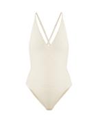 Matchesfashion.com Marysia - Reversible Harbour Swimsuit - Womens - Cream White