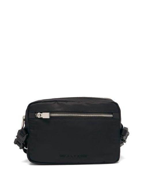 Matchesfashion.com 1017 Alyx 9sm - Fuoripsta Logo-embroidered Shell Belt Bag - Mens - Black