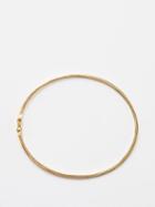 Mateo - Hinged 14kt Gold Bracelet - Mens - Yellow Gold