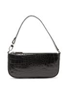 Matchesfashion.com By Far - Rachel Small Crocodile-effect Leather Shoulder Bag - Womens - Black