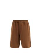 Matchesfashion.com Jil Sander - Drawstring Cotton-jersey Track Shorts - Mens - Brown