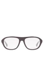 Bottega Veneta - D-frame Acetate Glasses - Mens - Black