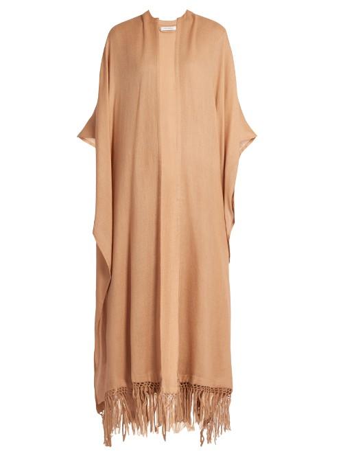 Ryan Roche Tasselled-hem Cashmere Poncho