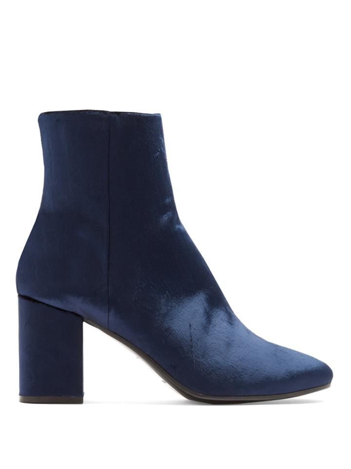 Balenciaga Ville Velvet Bootie