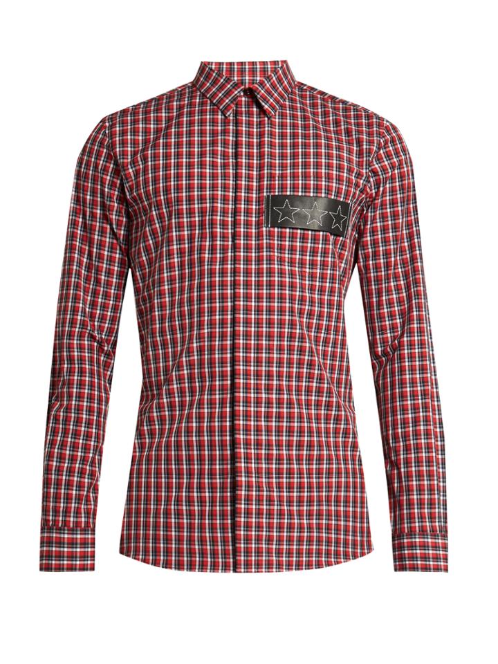 Givenchy Checked Cotton Shirt