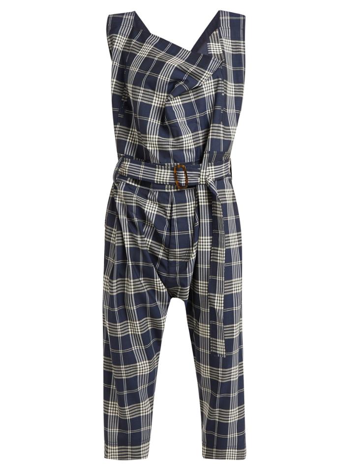 Vivienne Westwood Tartan Wool Dungarees