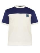 Matchesfashion.com Prada - Logo Buttoned T Shirt - Mens - White Multi