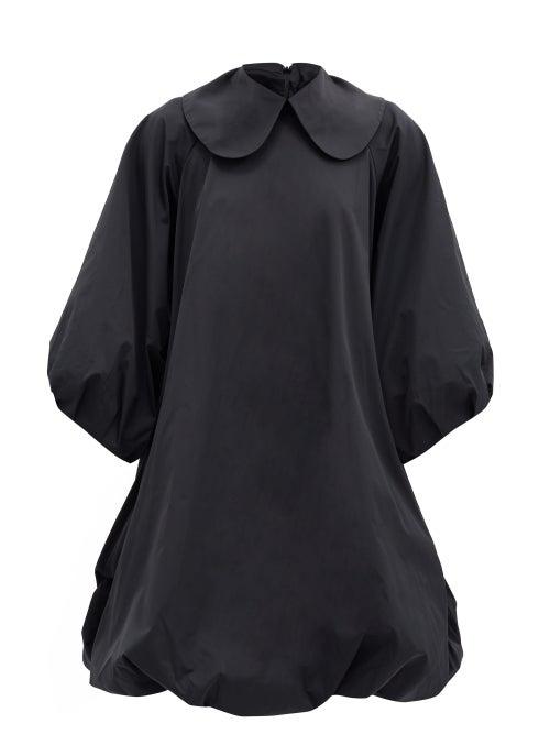 Matchesfashion.com Simone Rocha - Peter Pan-collar Taffeta Dress - Womens - Black