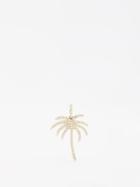 Rosa De La Cruz - Palm Diamond & 18kt Gold Pendant - Womens - Gold Multi