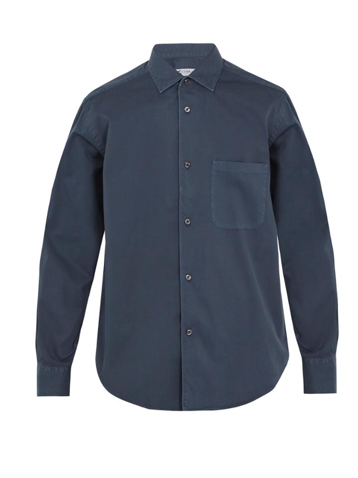 Cobra S.c. Spread-collar Cotton Shirt