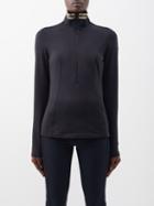 Goldbergh - Diane Half-zip Thermal Base-layer Top - Womens - Black