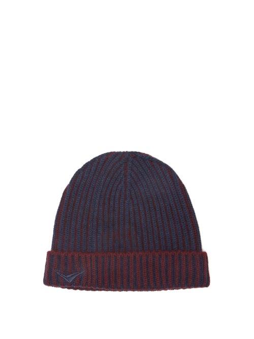 Matchesfashion.com Sease - Dinghy Logo-embroidered Cashmere Beanie - Mens - Navy