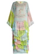 Natasha Zinko Paisley-print Silk-chiffon Dress